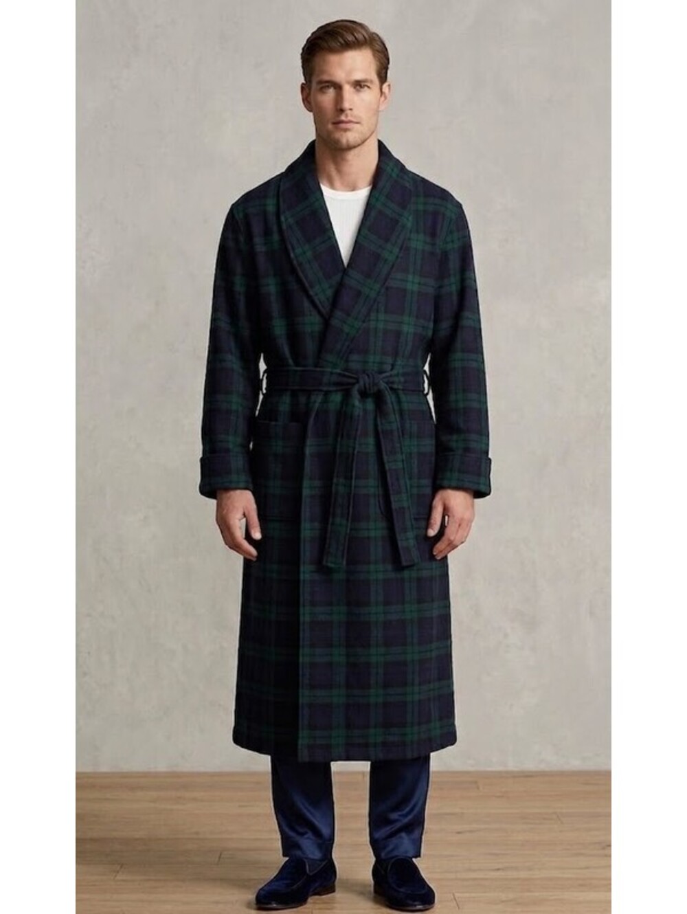 RARE Vintage Polo Ralph Lauren 100% Wool Robe XL